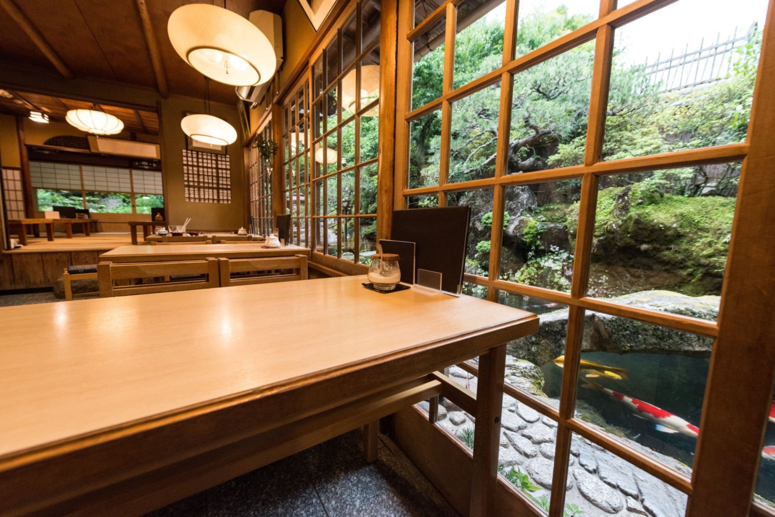 Traditional Japanese Restaurant Interior