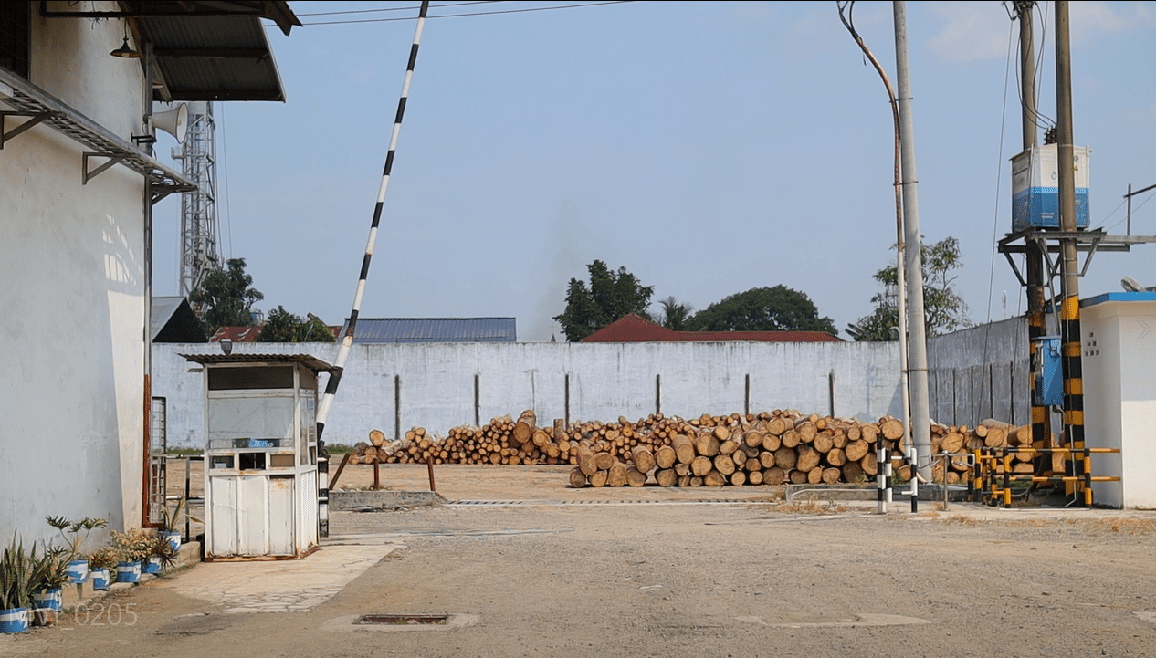 Timber inspection when it arrives.